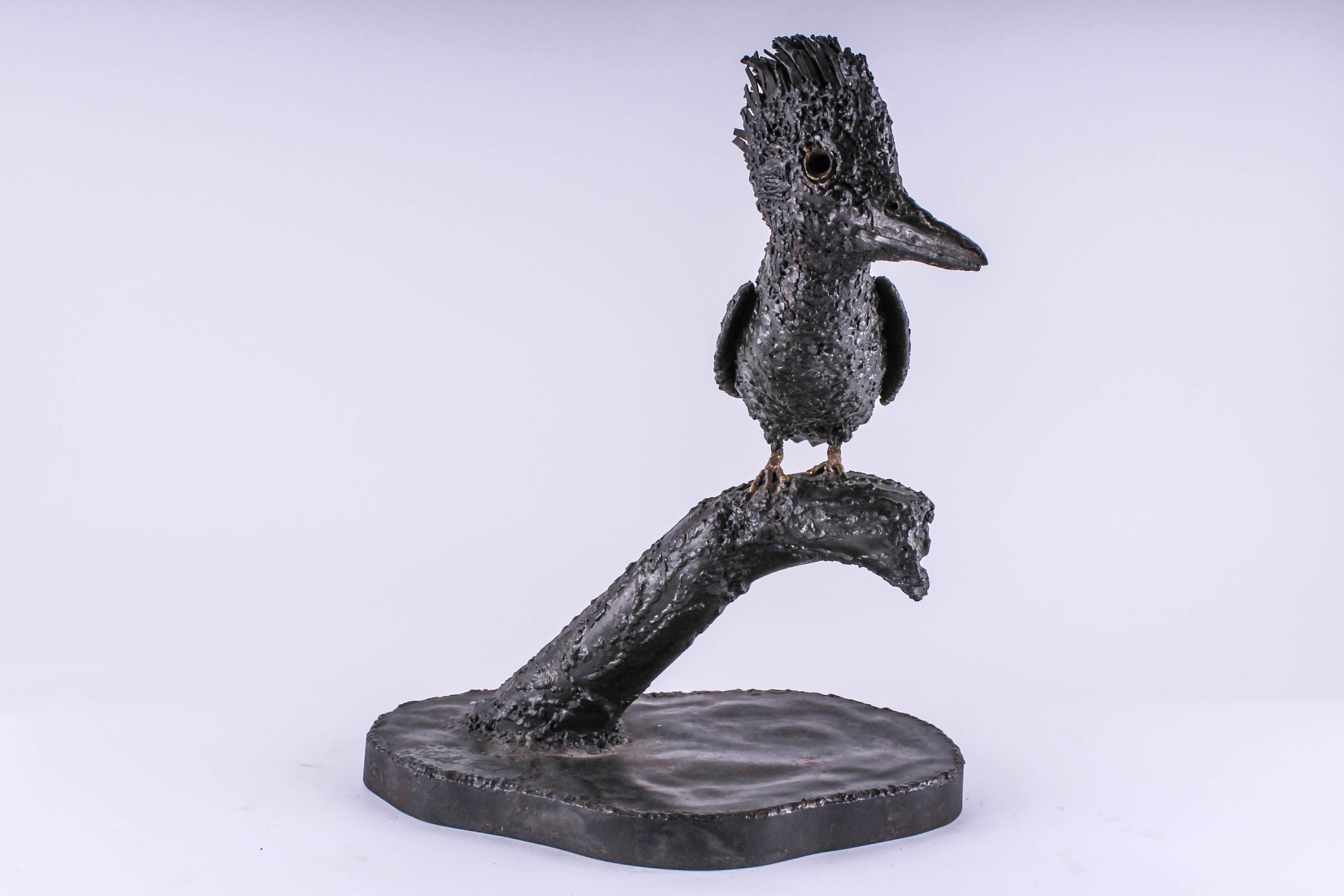 W.H. Rawls Cast Iron Bird Sculpture