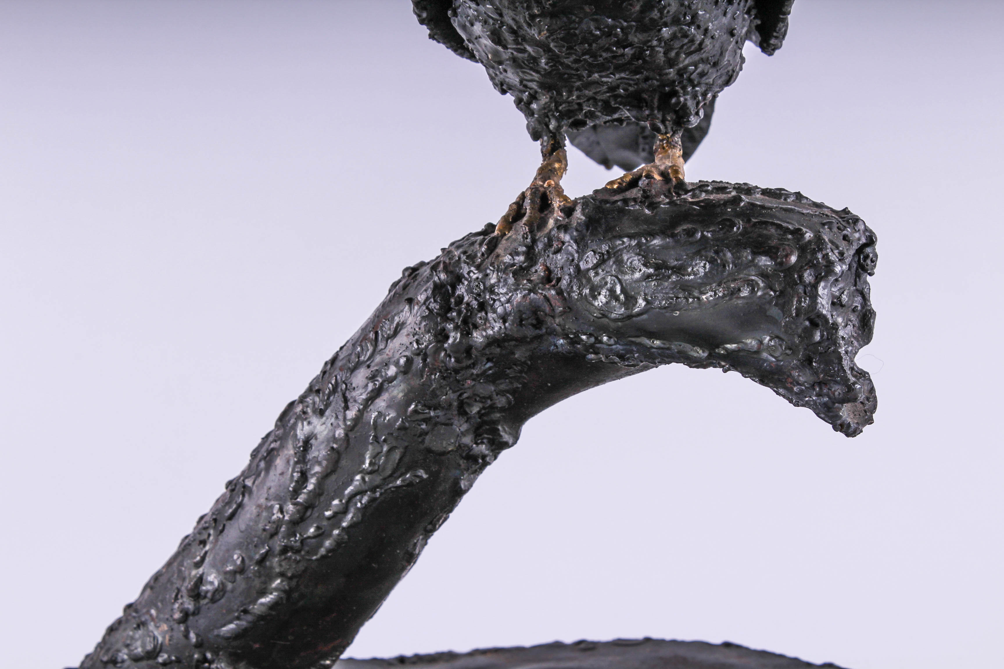 W.H. Rawls Cast Iron Bird Sculpture