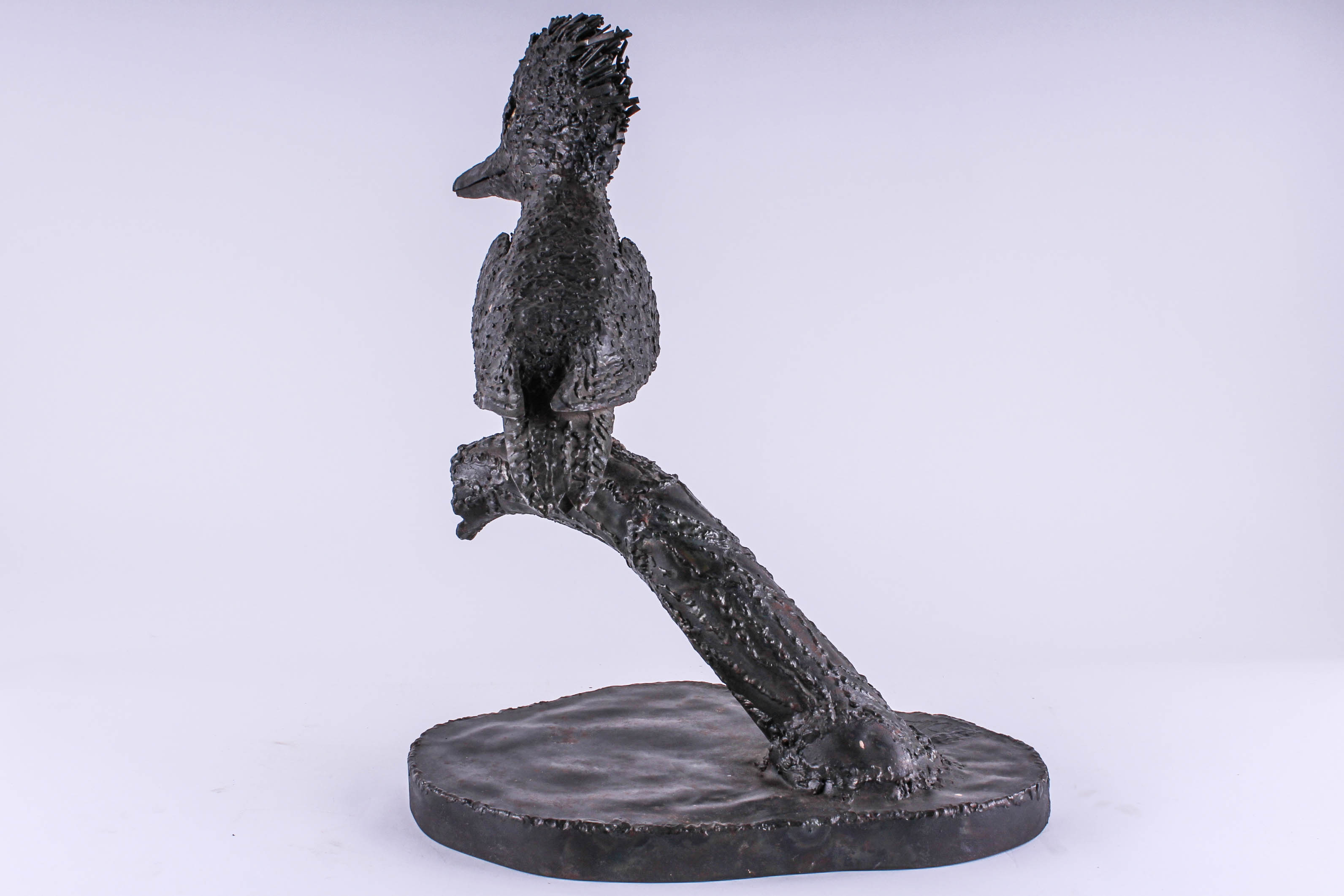 W.H. Rawls Cast Iron Bird Sculpture