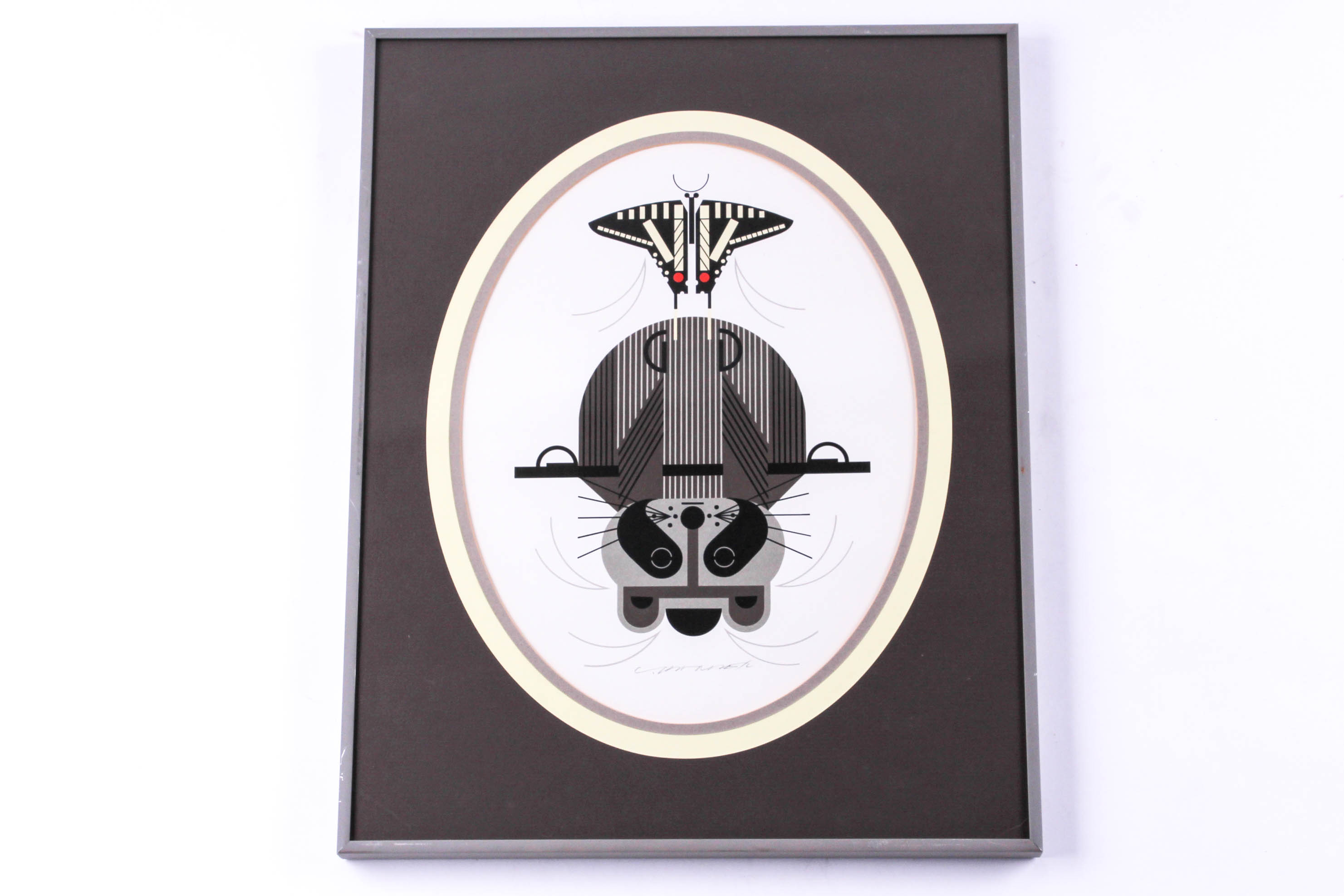 "Raccrobat" Charley Harper Signed Offset Lithograph Print