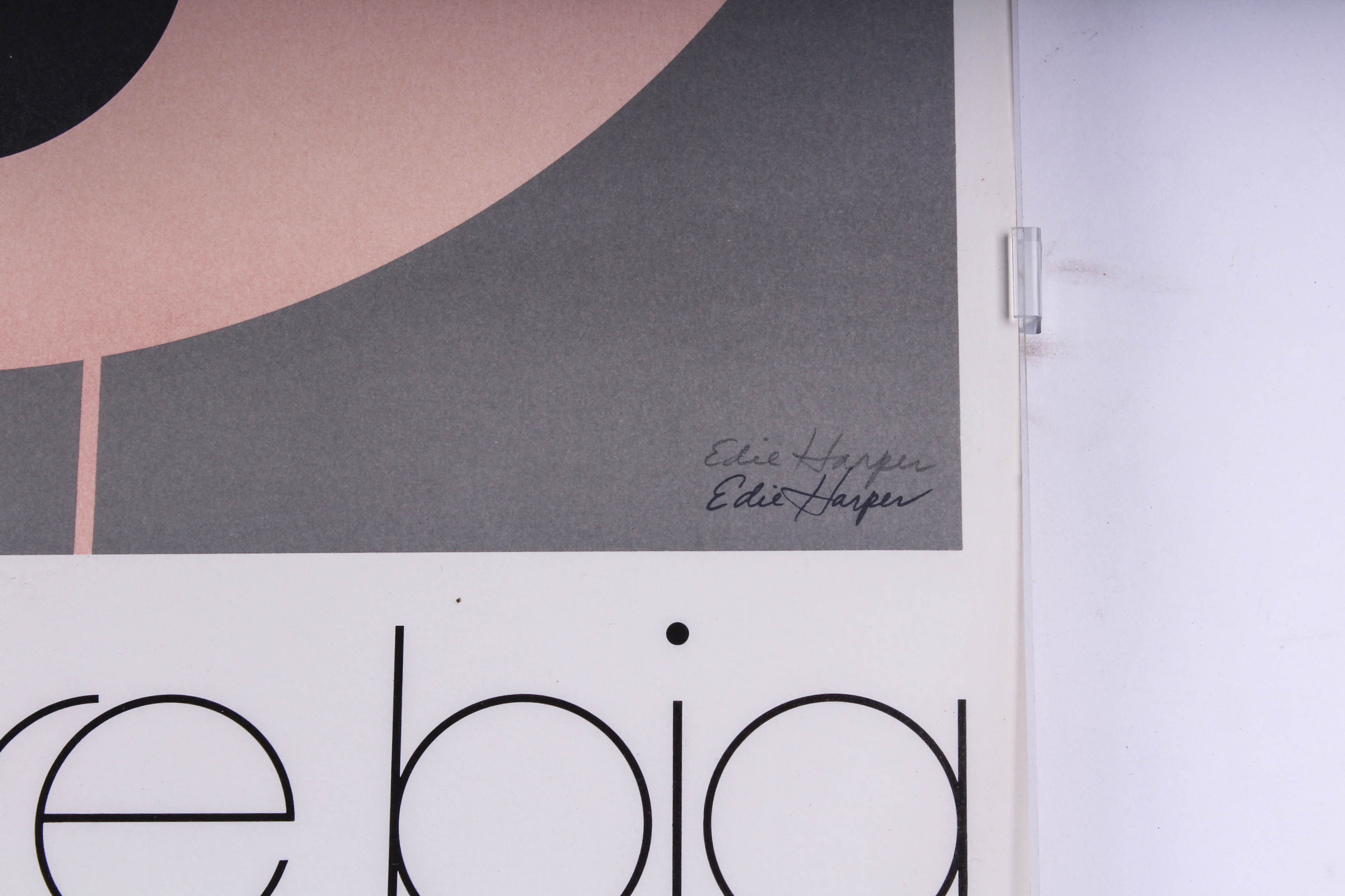 "Pigs are Big" Edie Harper Signed Poster