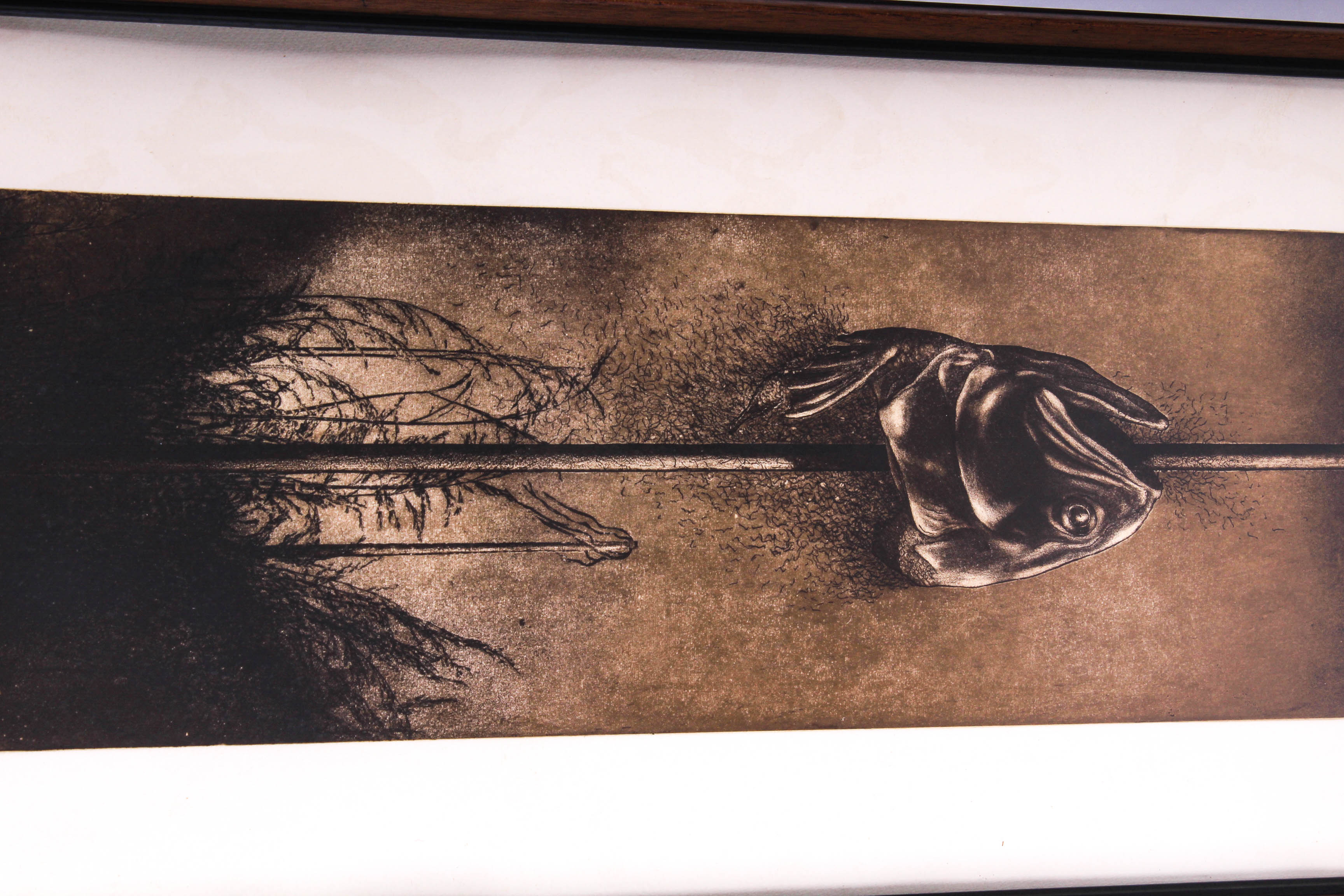 W H Rawls Artist Proof "Kilgore Trout" Aquatint Etching