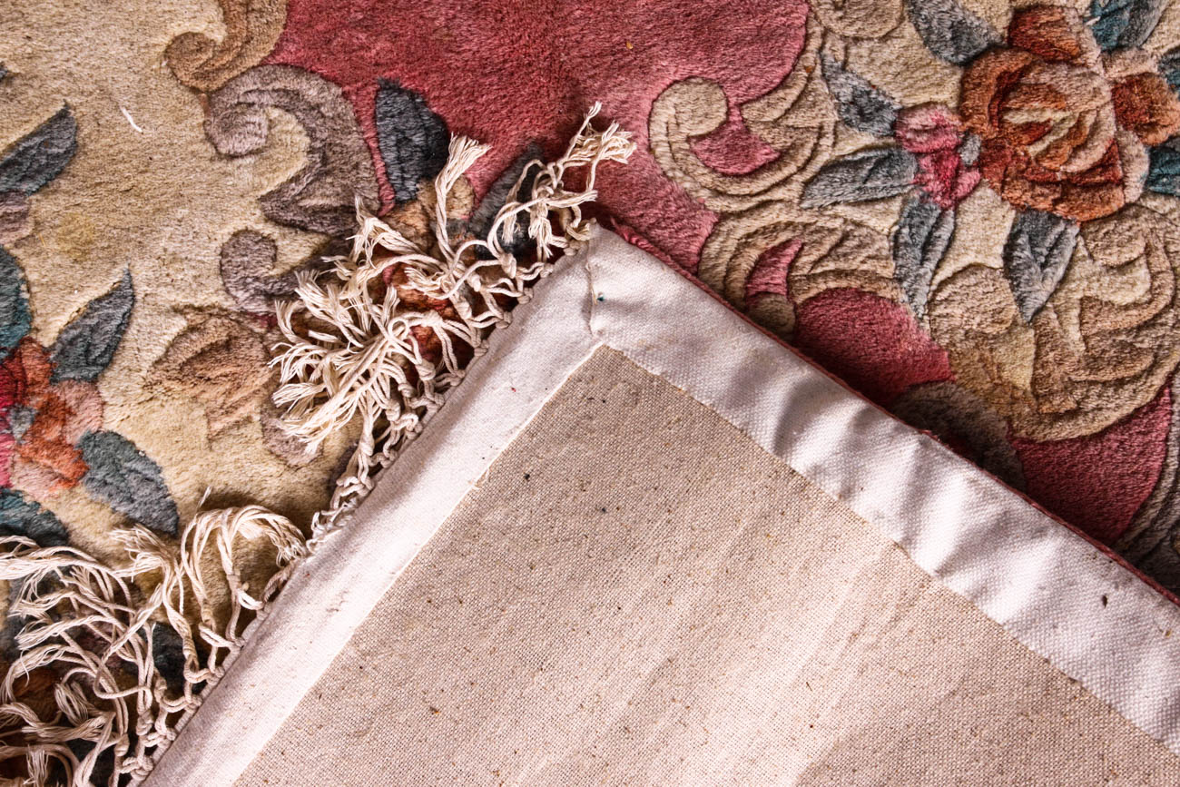 Floral Pink Area Rug