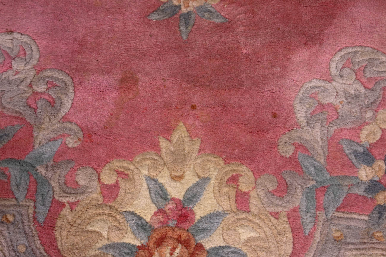 Floral Pink Area Rug