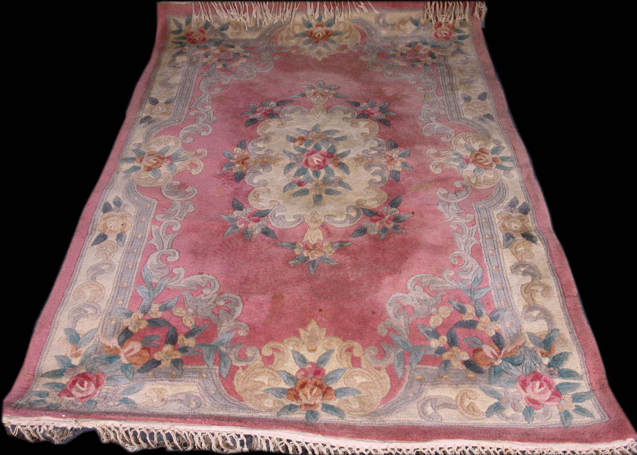 Floral Pink Area Rug