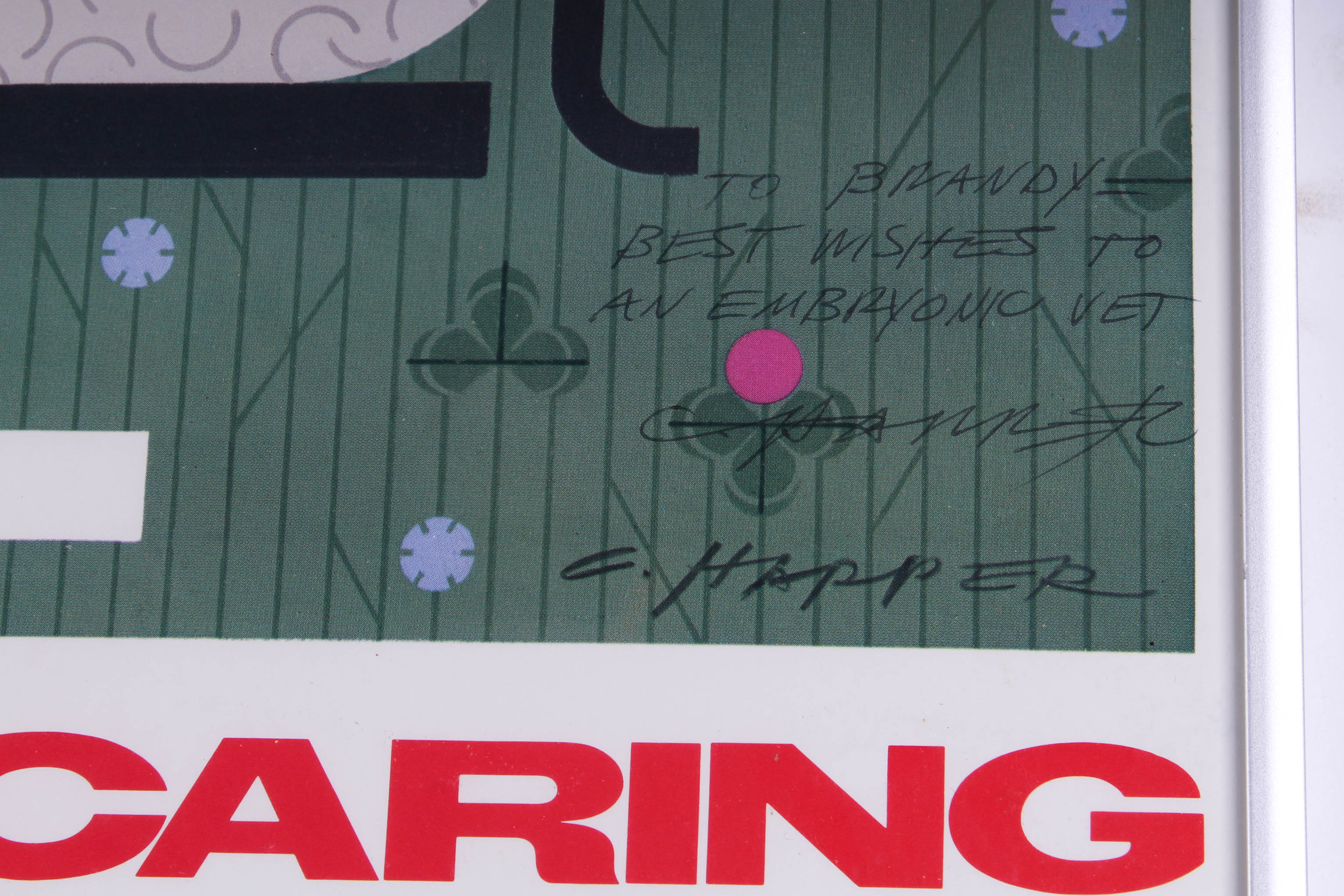 Signed Charley Harper OVMA Centennial Poster