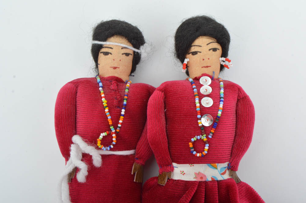 Native American Themed Hand-Sewn Dolls