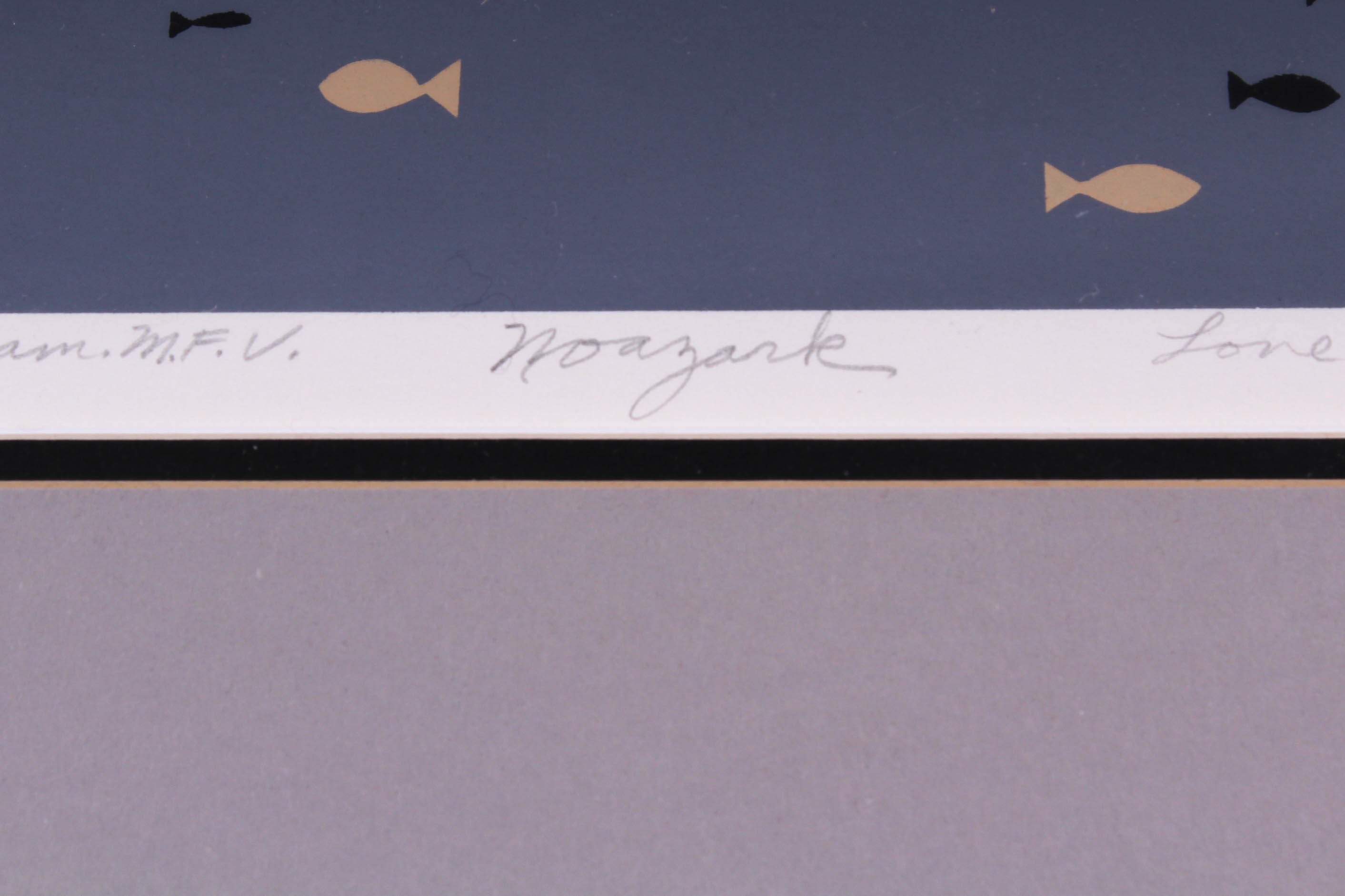 "Noazark" Edie Harper Artist Proof Serigraph