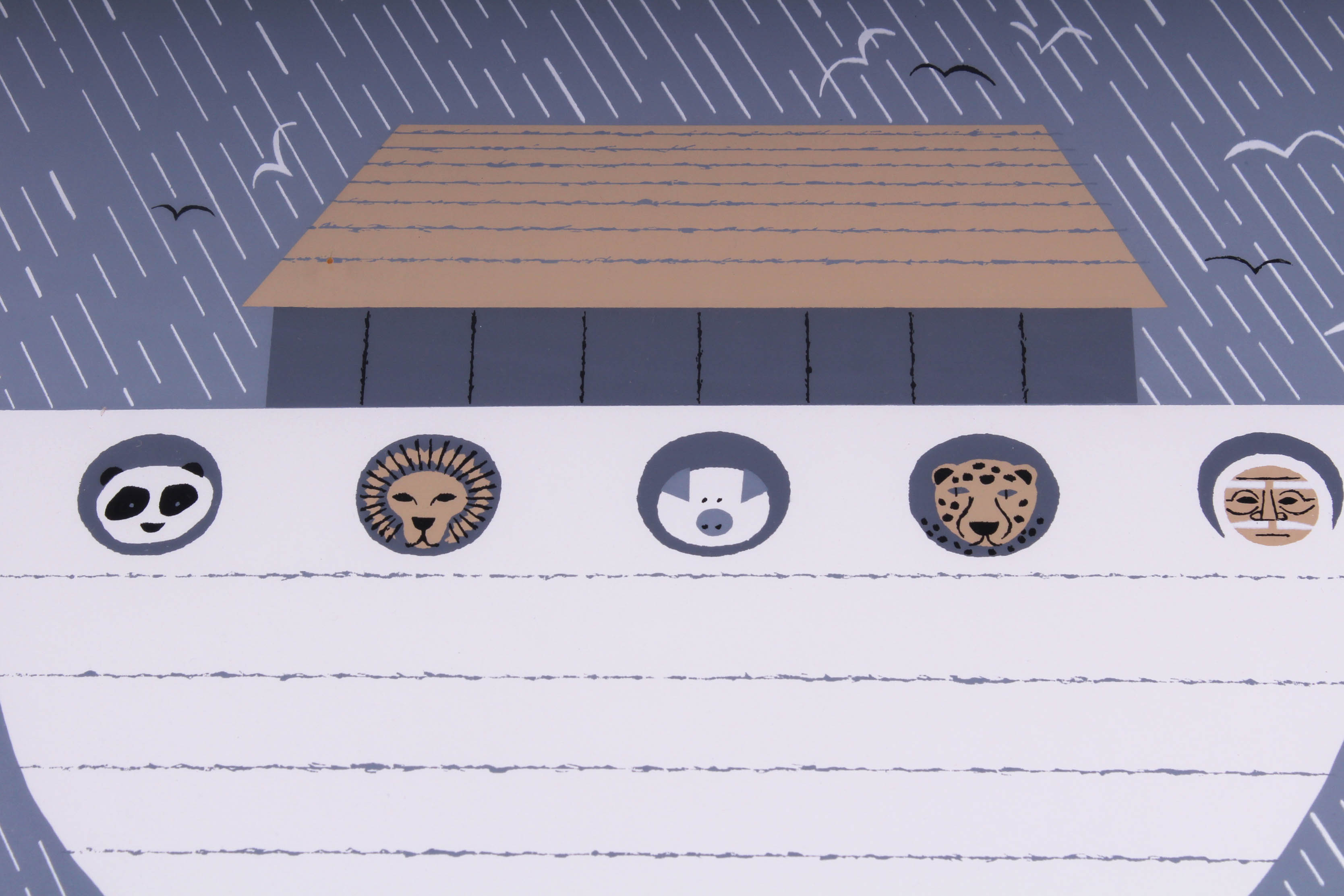 "Noazark" Edie Harper Artist Proof Serigraph