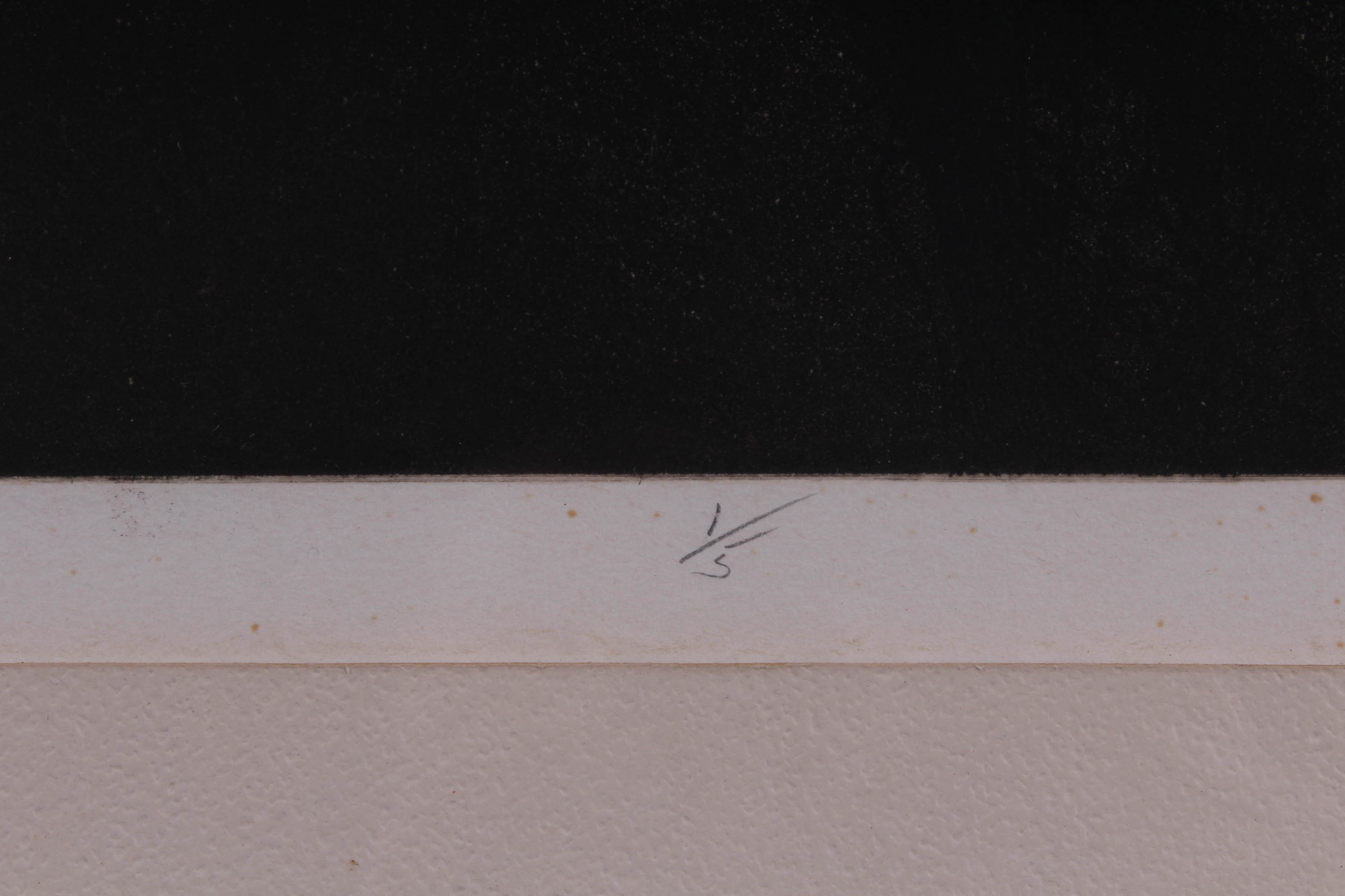 "Misconception" W.H. Rawls Signed Numbered Etching