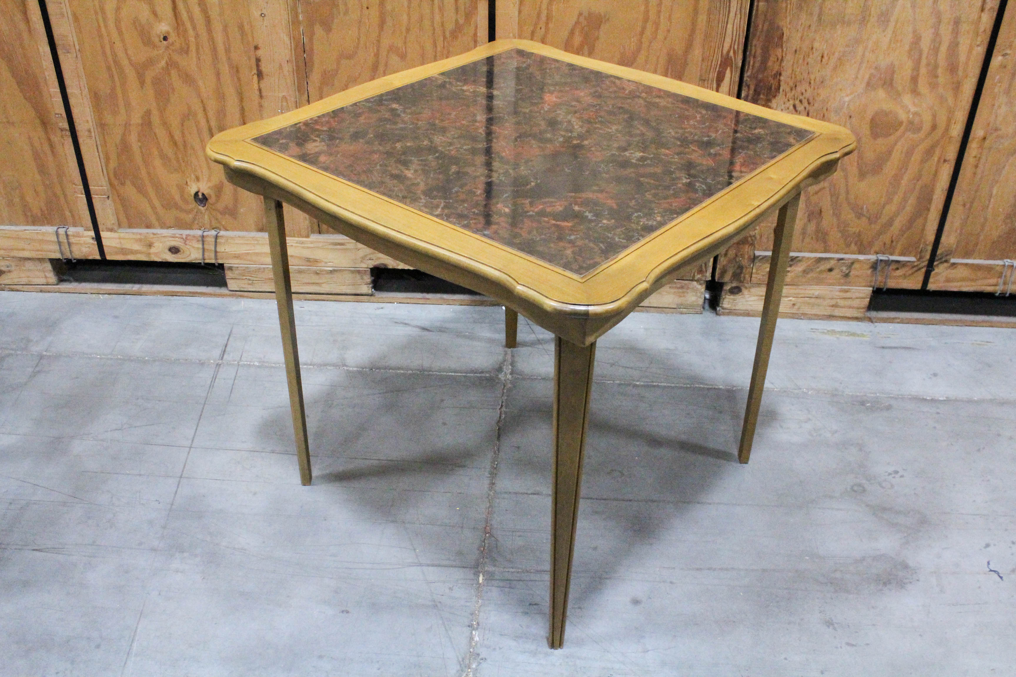 Vintage Stakmore Folding Table and Chairs