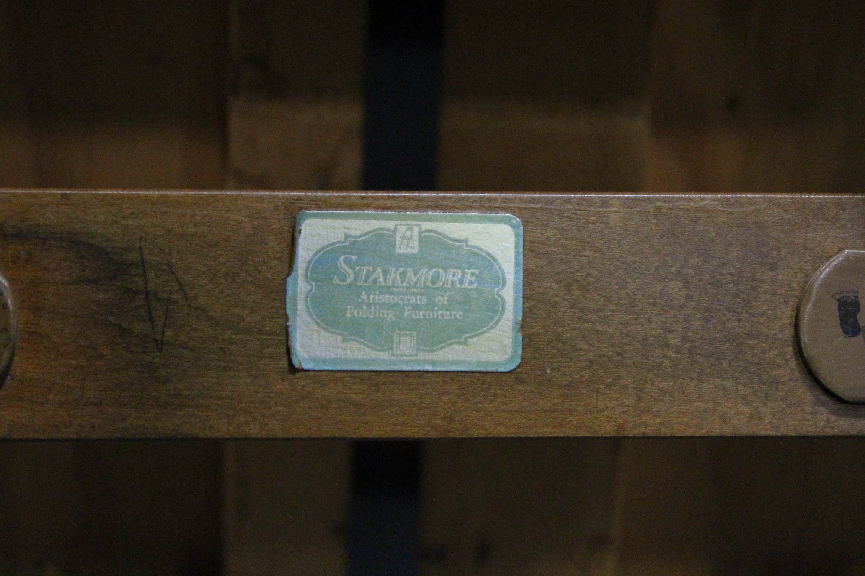 Vintage Stakmore Folding Table and Chairs