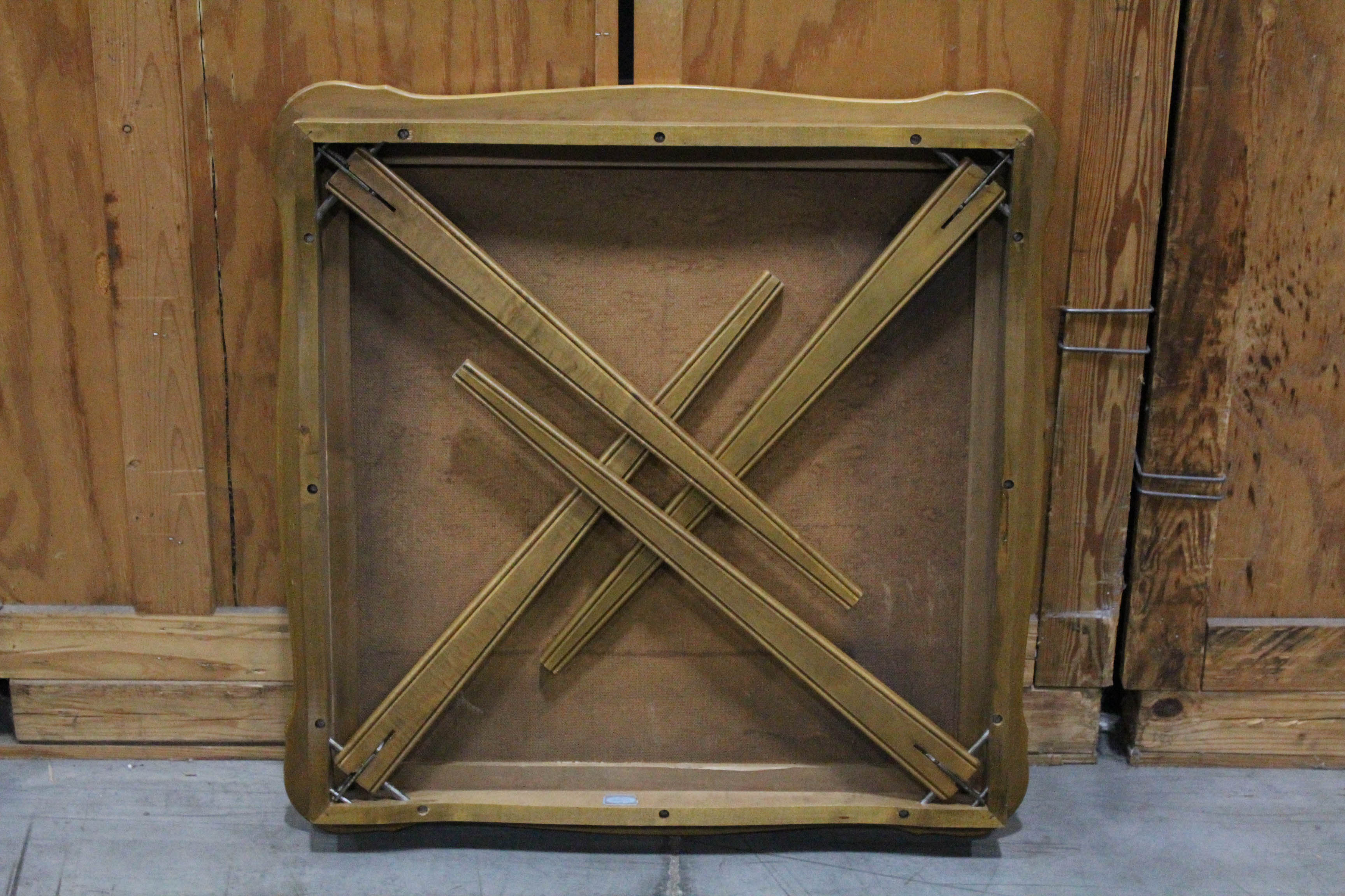 Vintage Stakmore Folding Table and Chairs