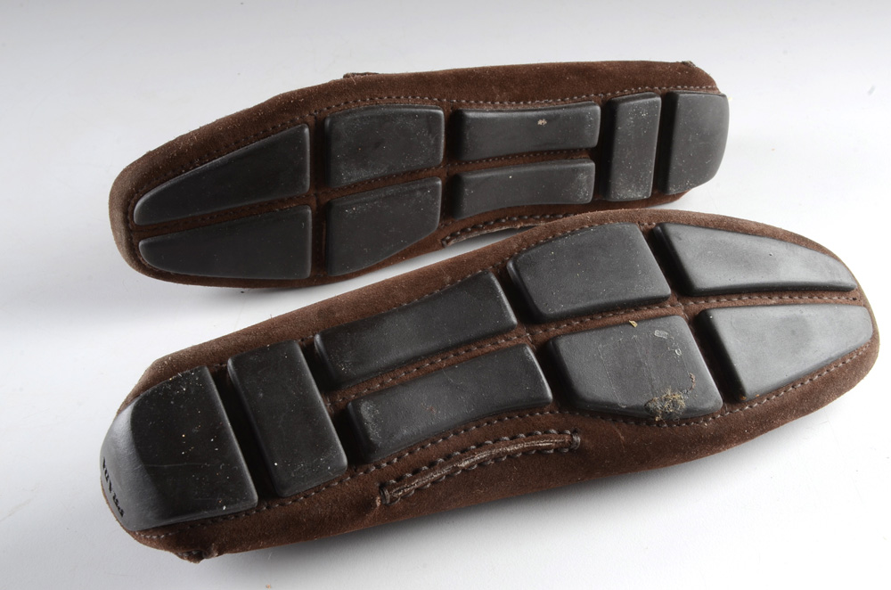 Women's Prada Brown Suede Drivers