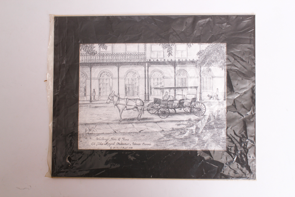 New Orleans Souvenir Prints by Archie C. Boyd