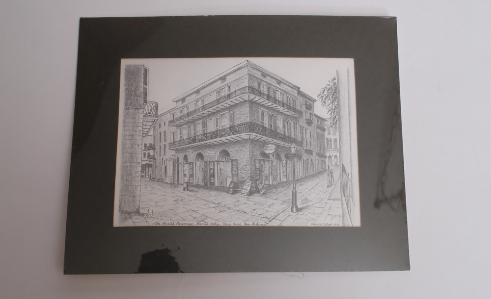 New Orleans Souvenir Prints by Archie C. Boyd