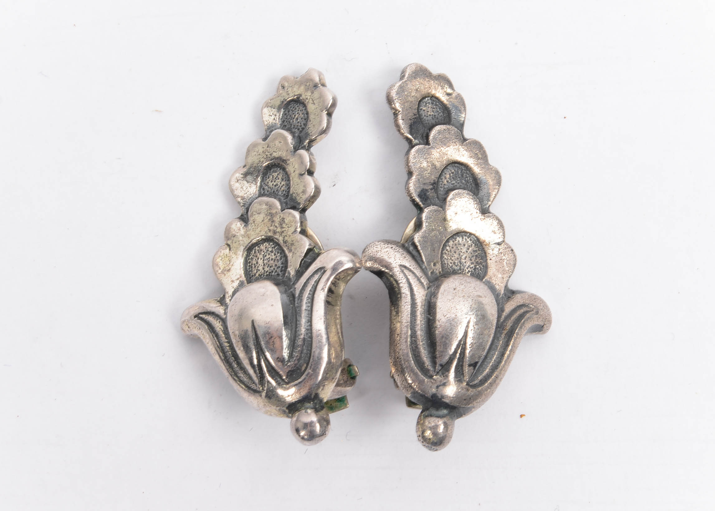 Vintage Marcel Boucher Parisina Sterling Silver Earrings
