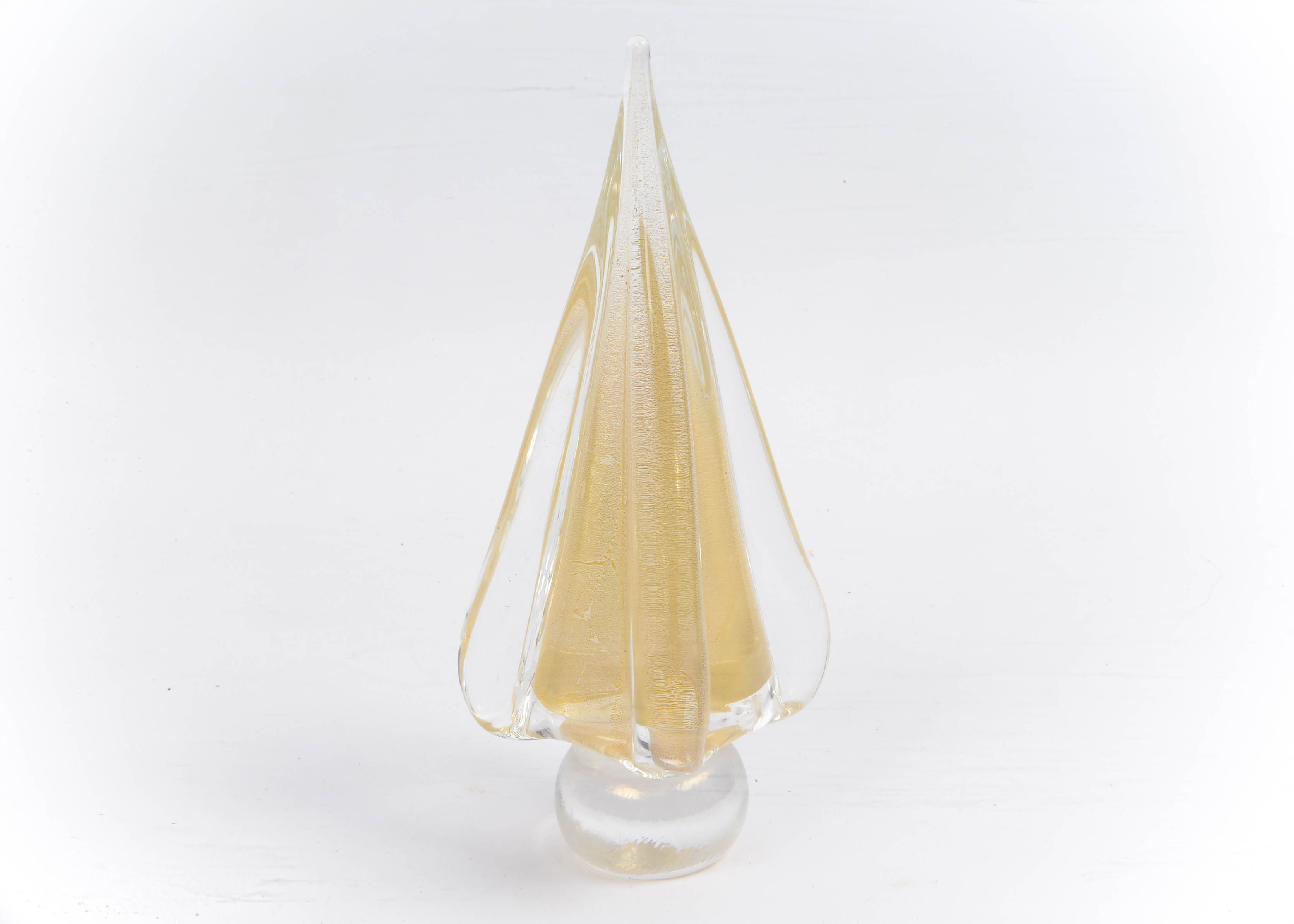 Vintage Murano Art Glass Modern Aventurine Tree