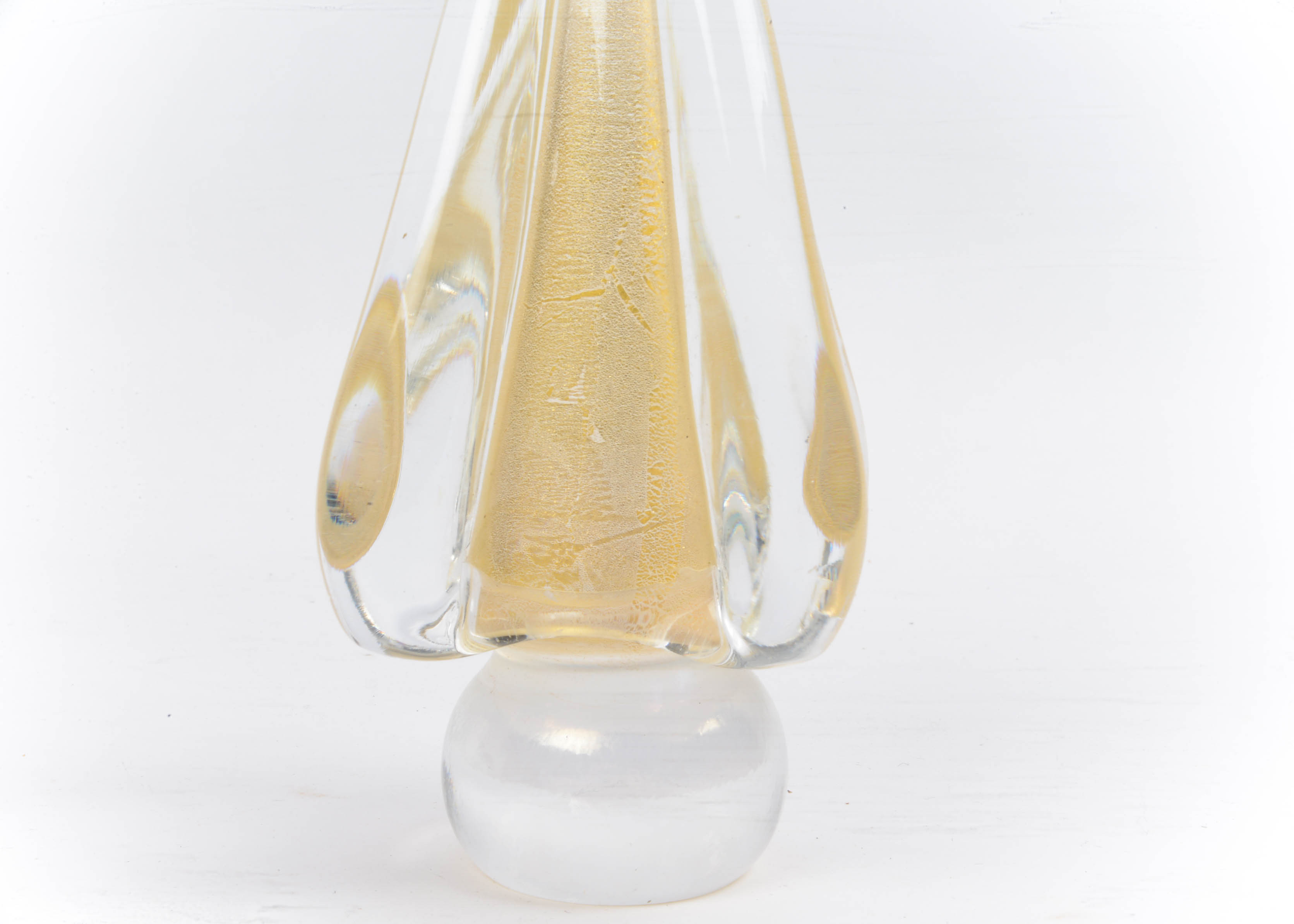 Vintage Murano Art Glass Modern Aventurine Tree