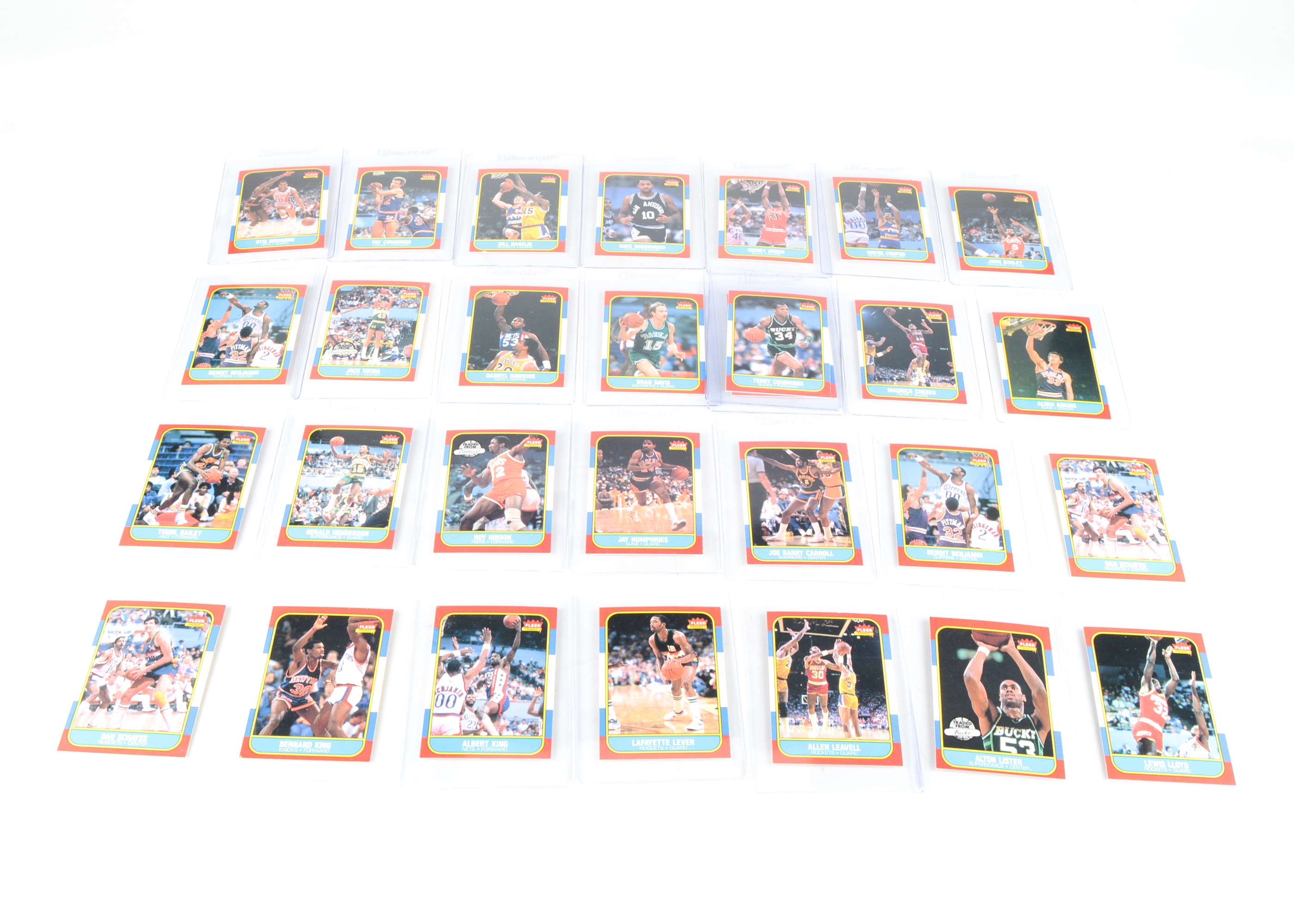 Vintage Fleer Basketball Cards 1986-87