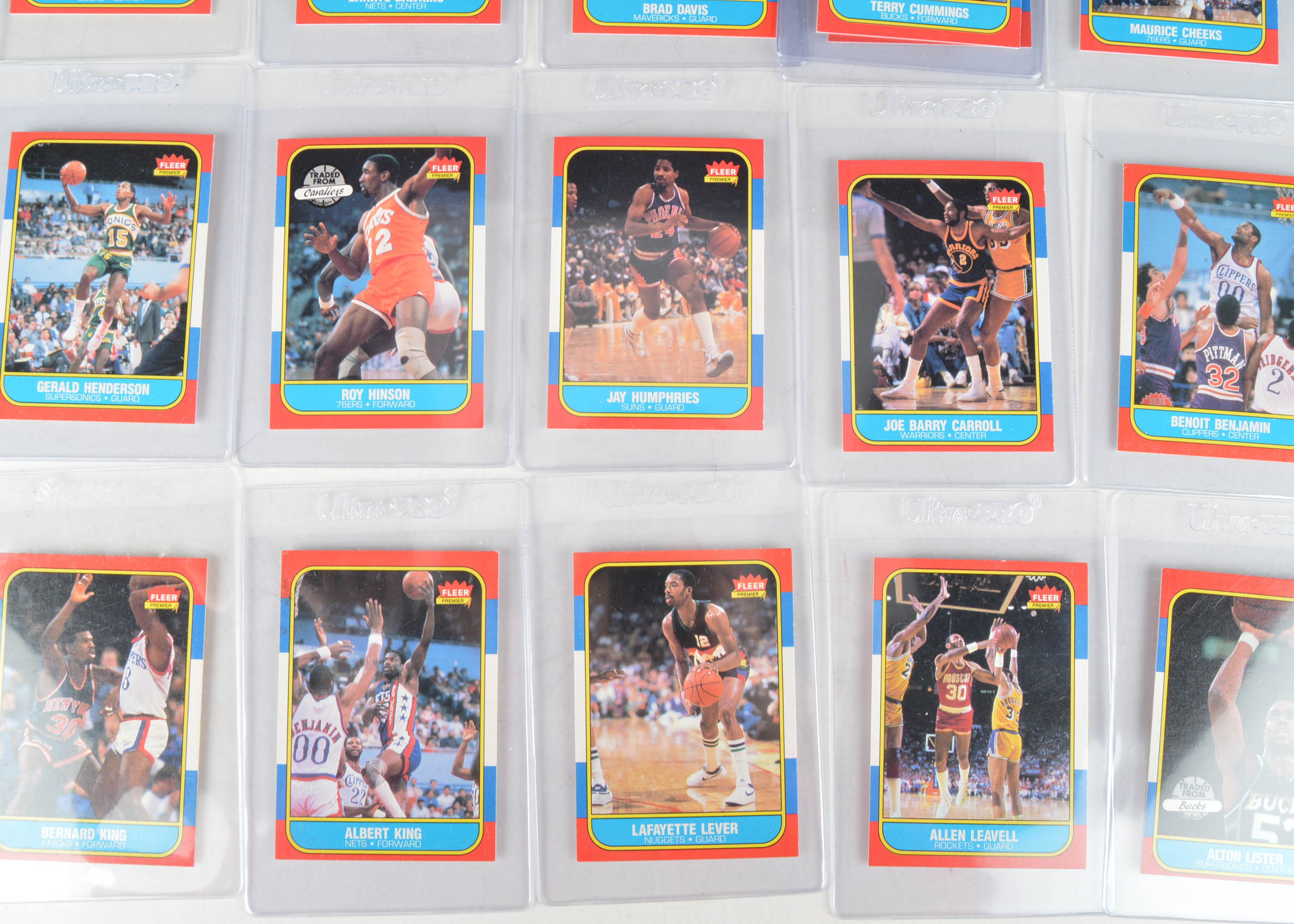Vintage Fleer Basketball Cards 1986-87