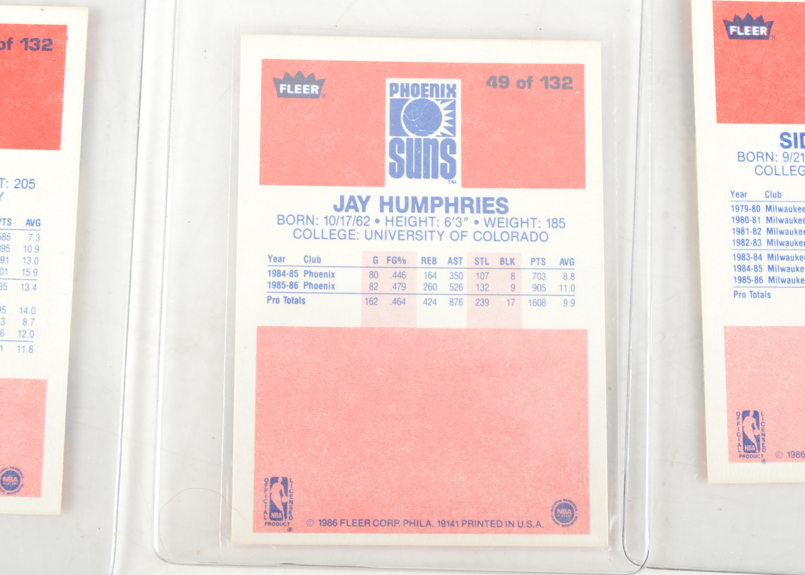 Vintage Fleer Basketball Cards 1986-87