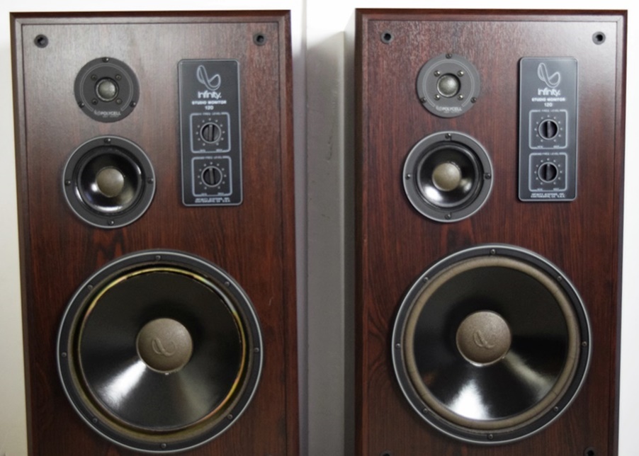 Pair of Infinity Studio Monitor 120 Speakers