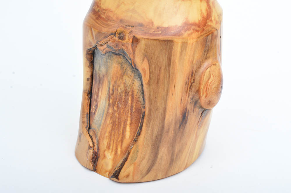 Turned Wooden Candle Holders