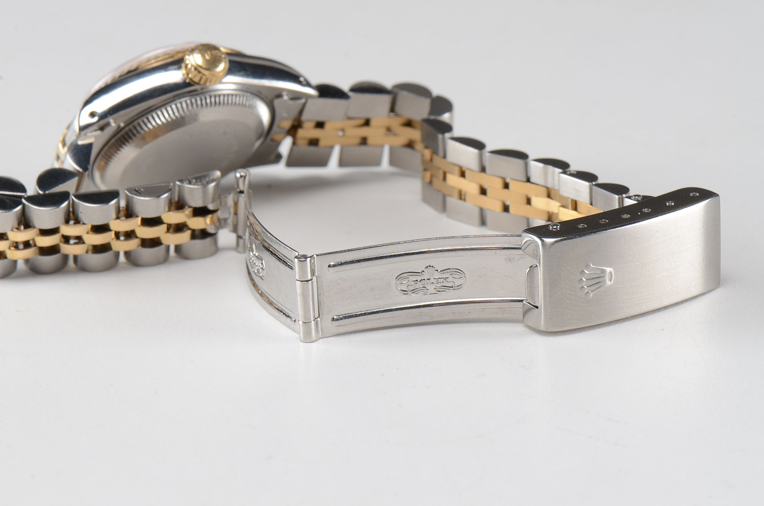 Women's Rolex Diamond Oyster Perpetual Datejust Watch