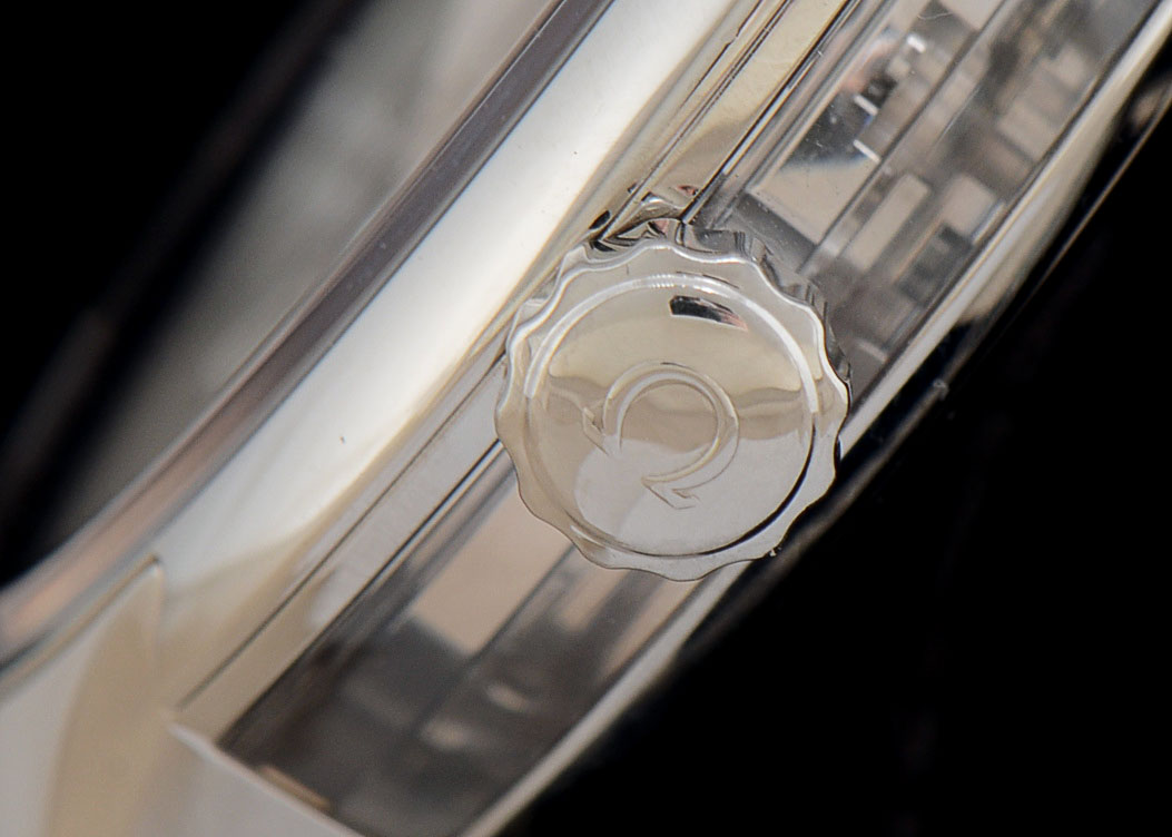 Men's Omega DeVille Hour Vision Black 8500 Bracelet 41MM Watch