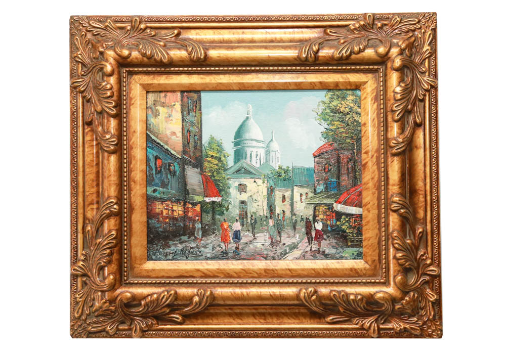 Henry Rogers "Place du Tertre" Painting