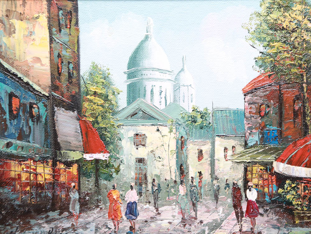 Henry Rogers "Place du Tertre" Painting