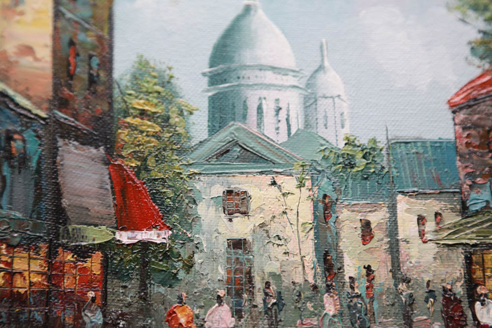 Henry Rogers "Place du Tertre" Painting
