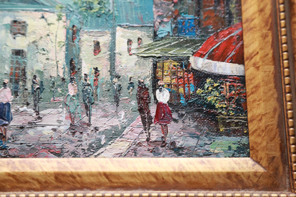 Henry Rogers "Place du Tertre" Painting