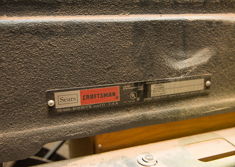Craftsman Jointer