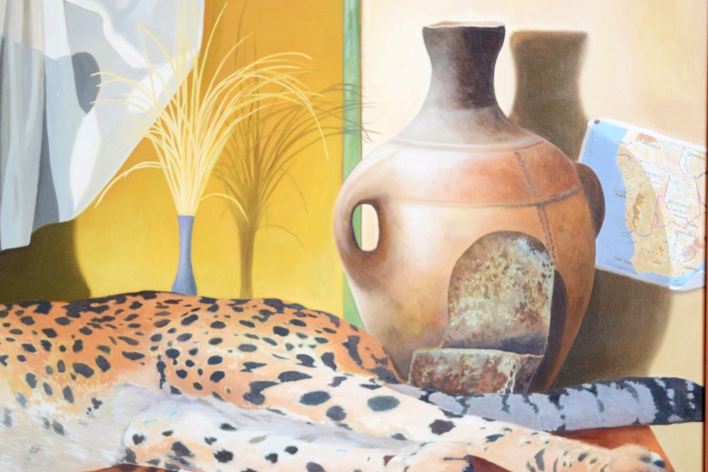 Michael Scott Still Life Cheetah Oil Painting