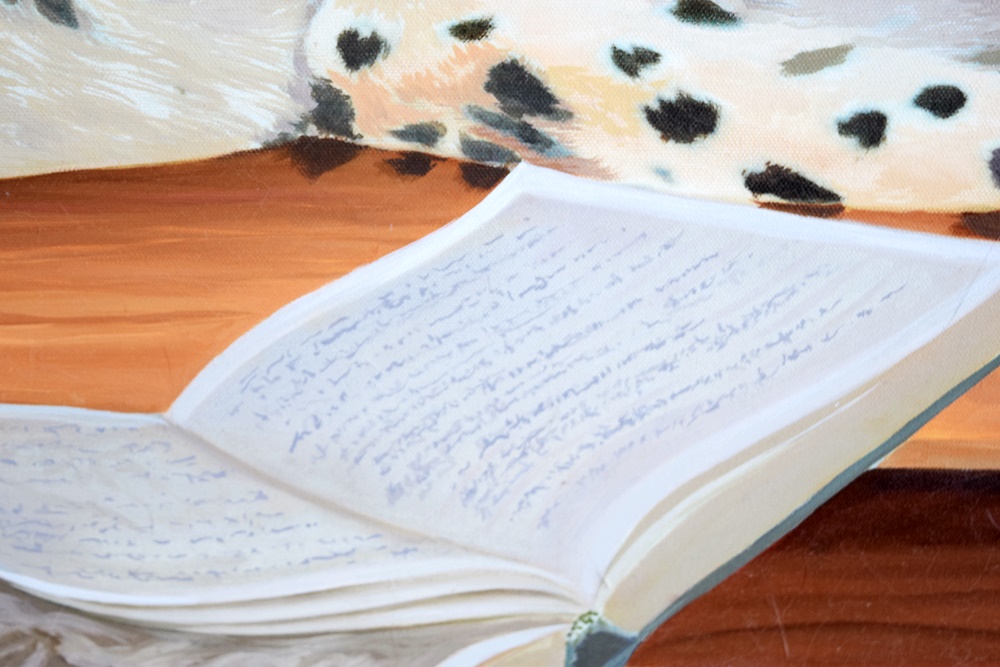 Michael Scott Still Life Cheetah Oil Painting