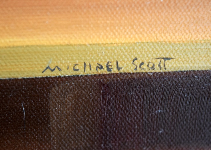 Michael Scott Still Life Cheetah Oil Painting