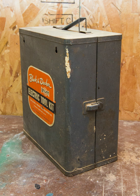 Vintage Black & Decker "Electric Tool Kit" Tool Box