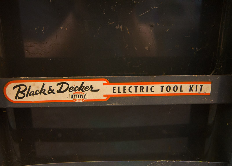 Vintage Black & Decker "Electric Tool Kit" Tool Box