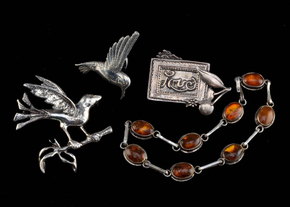 Group of Sterling Silver Jewelry