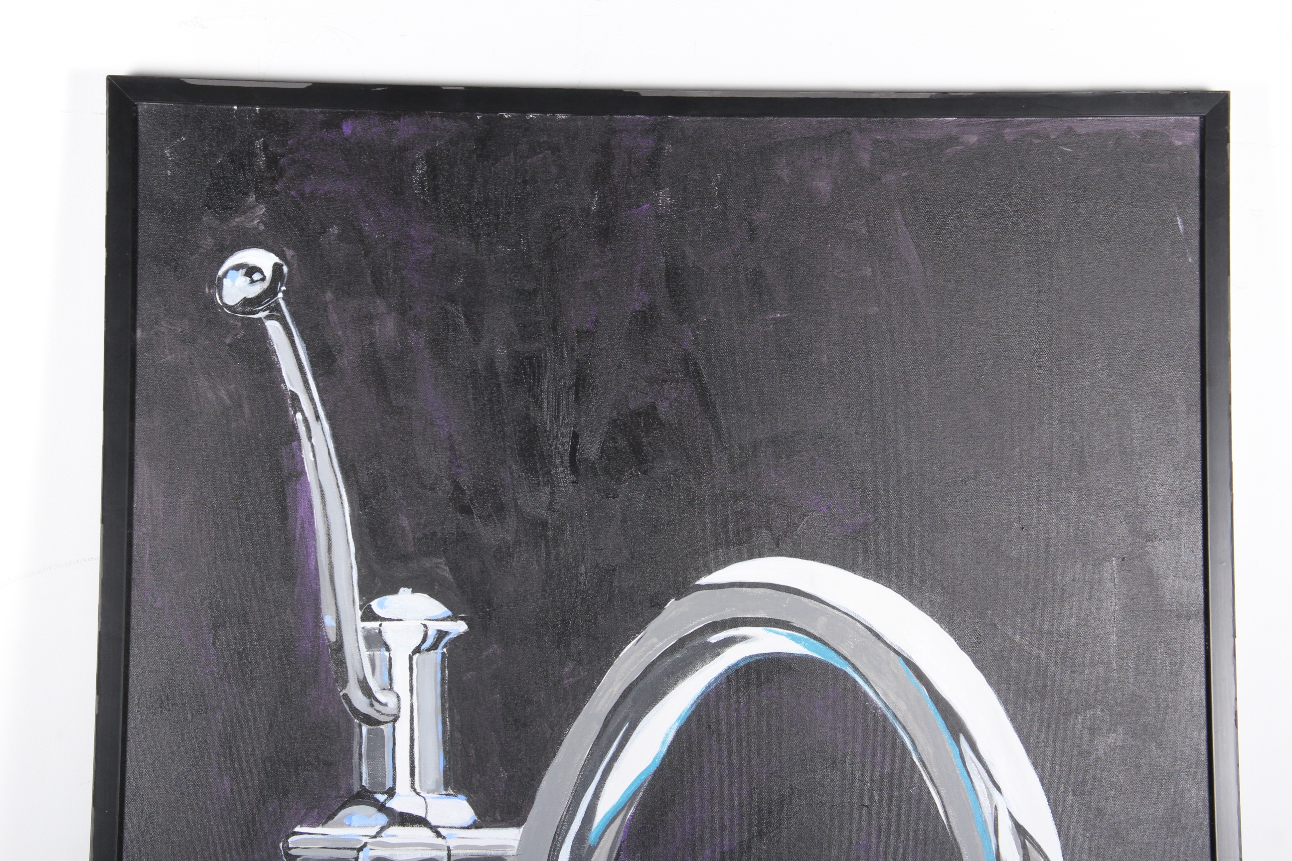 Original Signed Acrylic Large Scale Painting