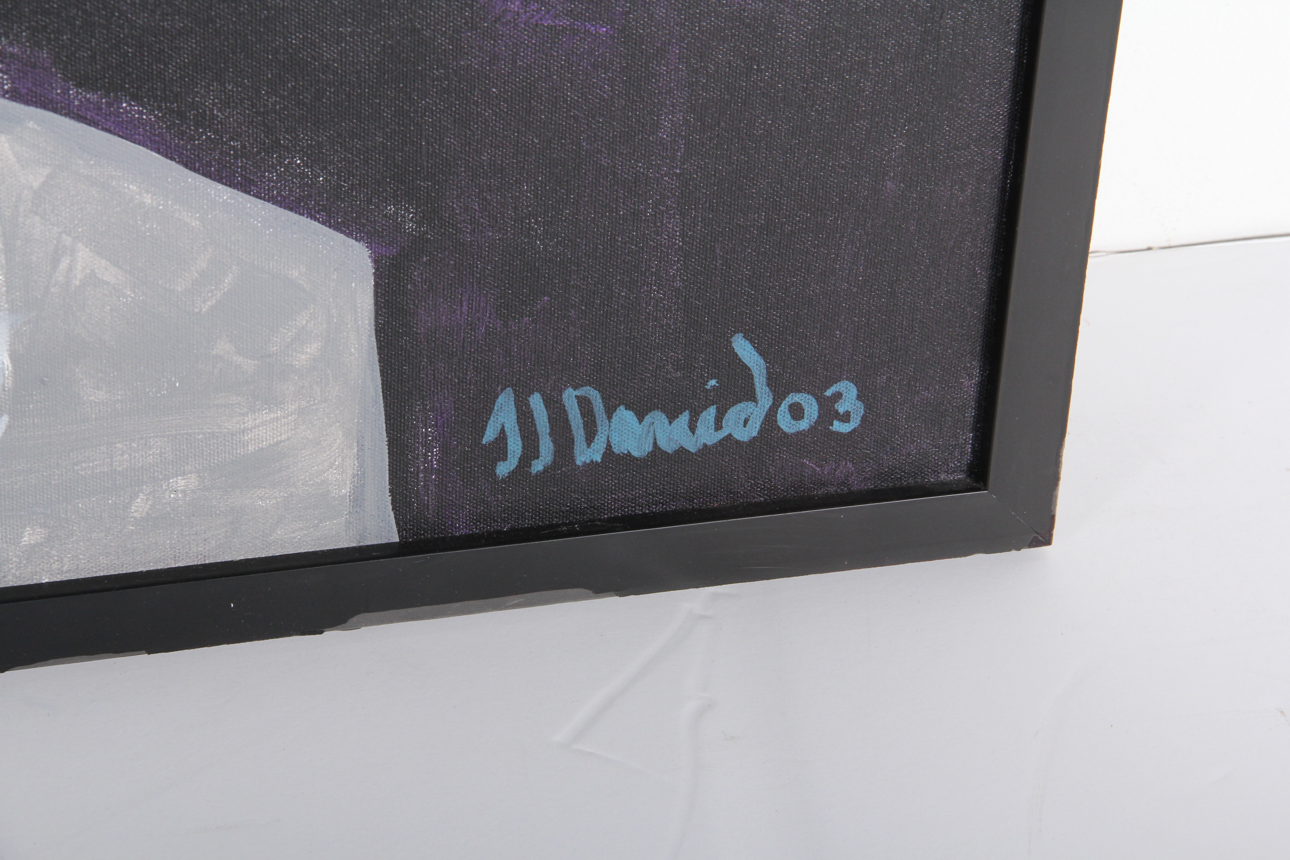 Original Signed Acrylic Large Scale Painting