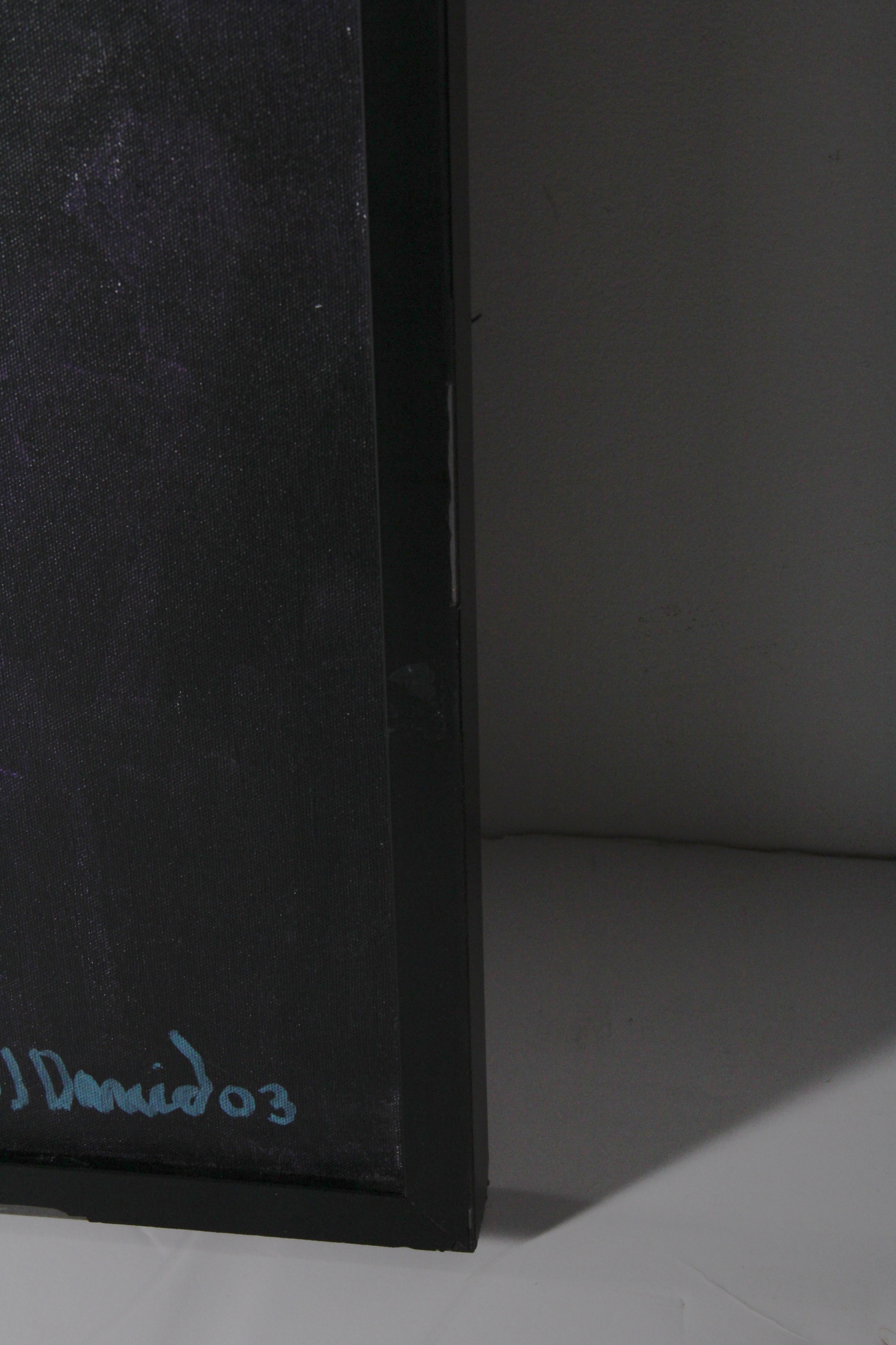 Original Signed Acrylic Large Scale Painting