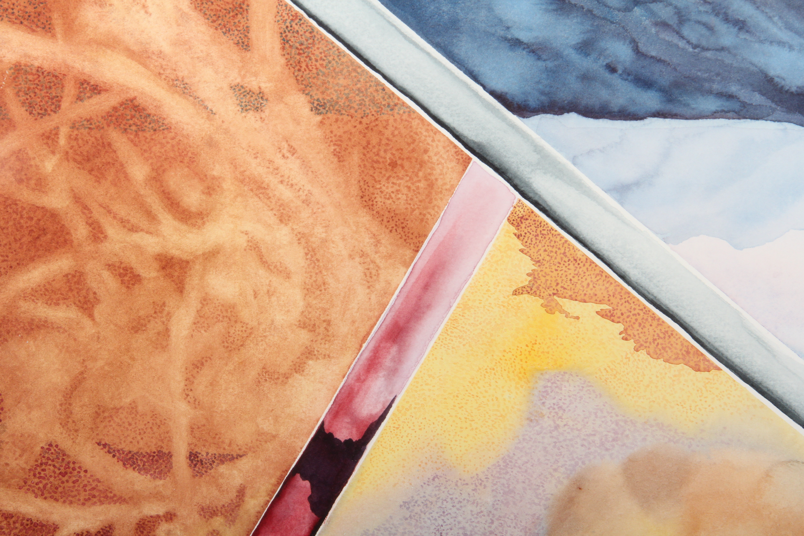 Charles Matheny Abstract Landscape Watercolor