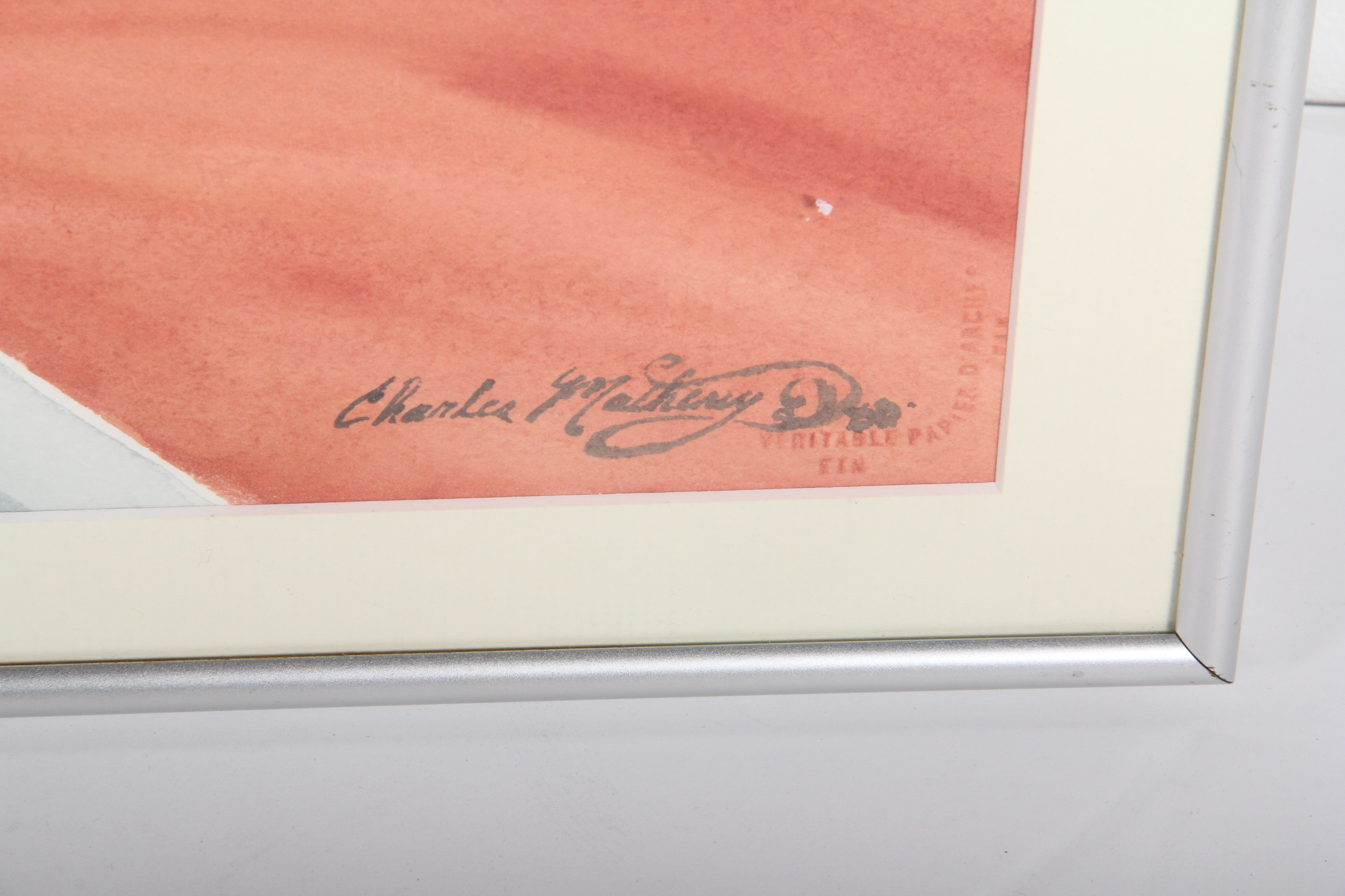 Charles Matheny Abstract Landscape Watercolor