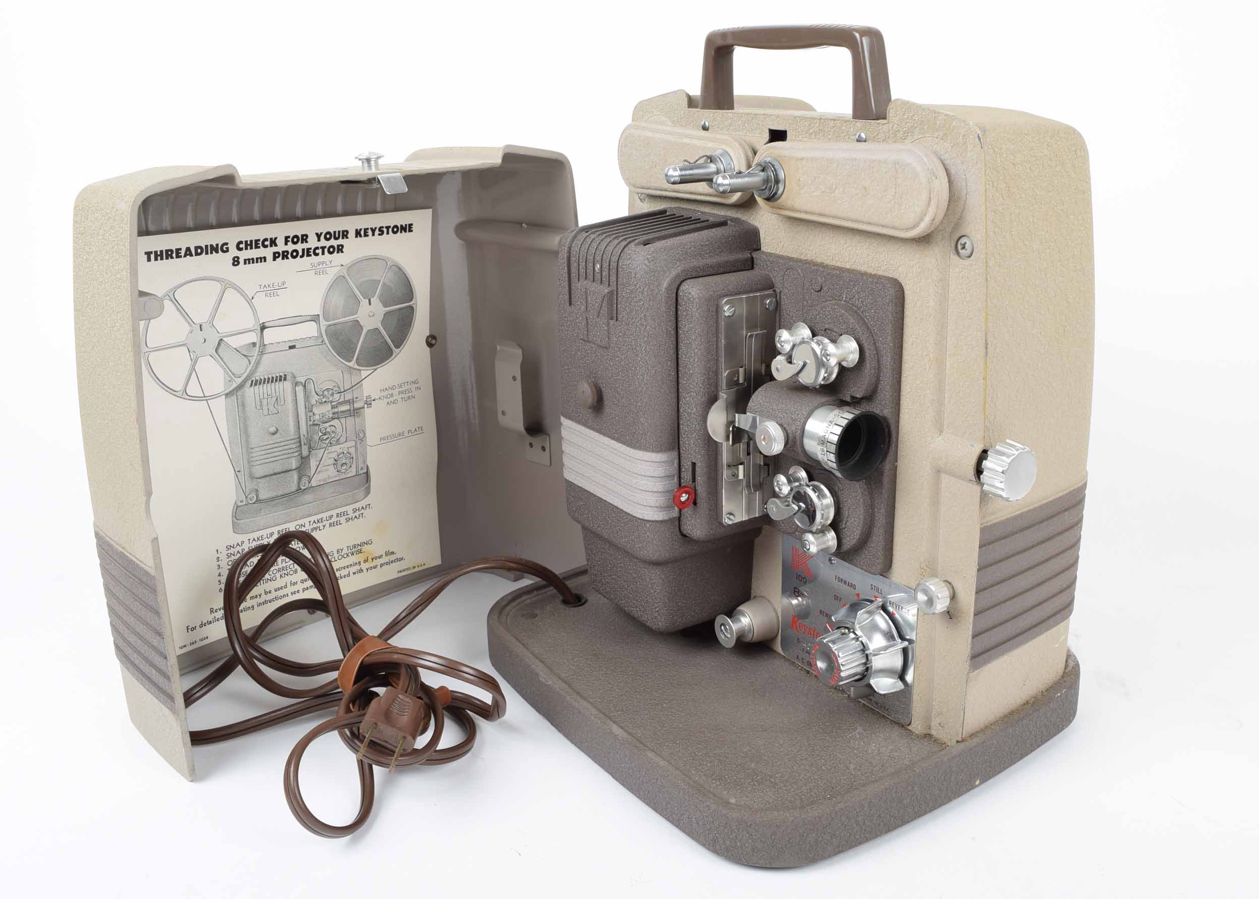 Vintage Keystone 8MM Film Projector Model K100