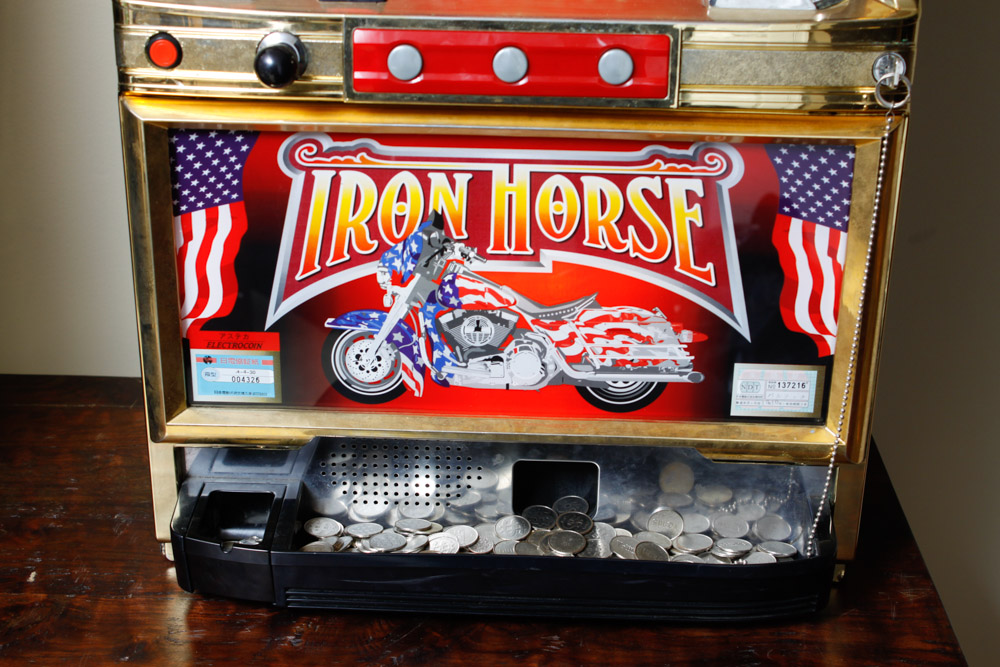 Vintage Electrocoin  Iron Horse Slot Machine