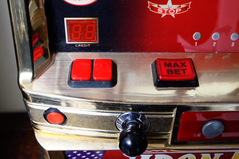 Vintage Electrocoin  Iron Horse Slot Machine