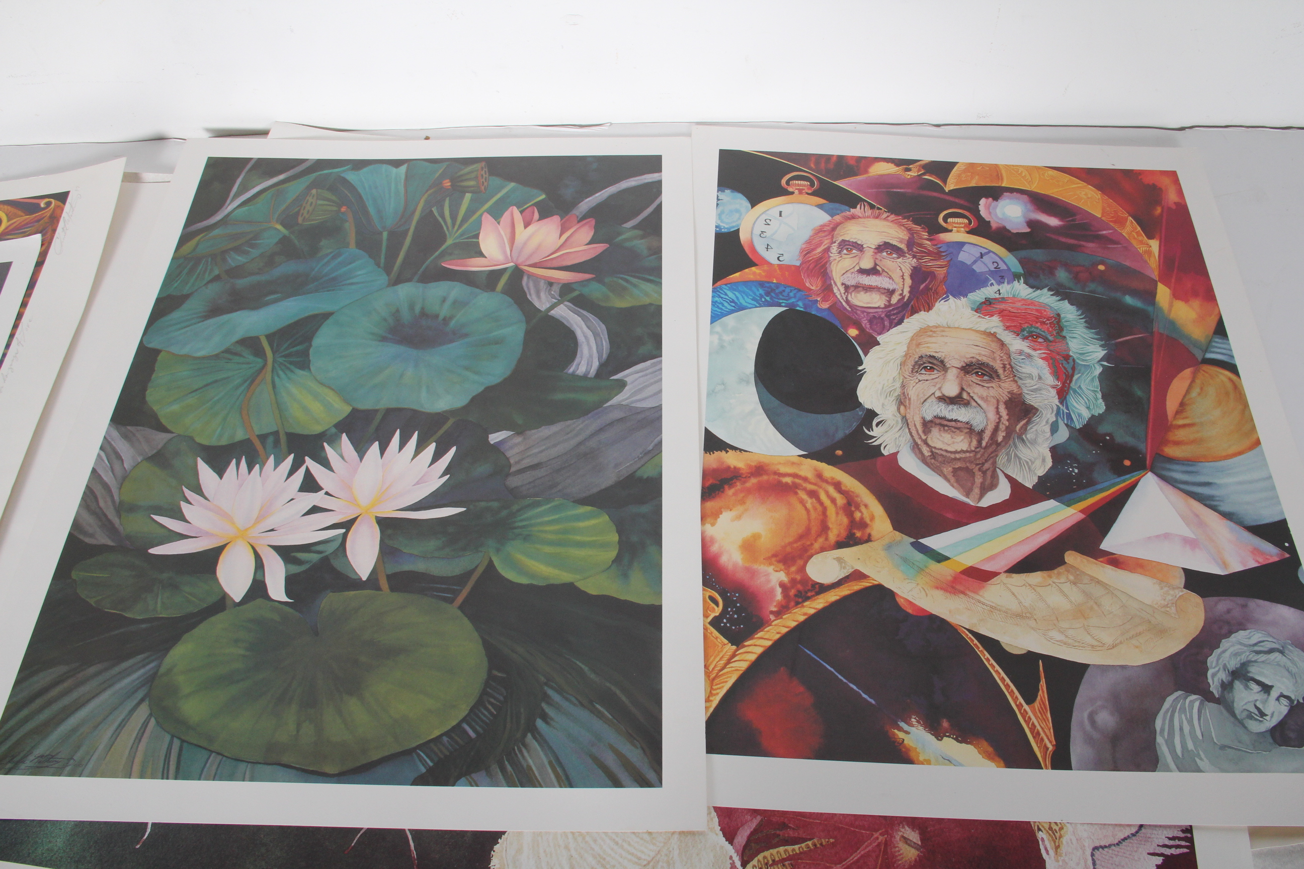 Collection of Signed Charles Matheny Loose Offset Lithographs